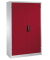 Stahlschrank 8931-052 S10283 lichtgrau, rubinrot 120,0 x 50,0 x 195,0 cm, aufgebaut